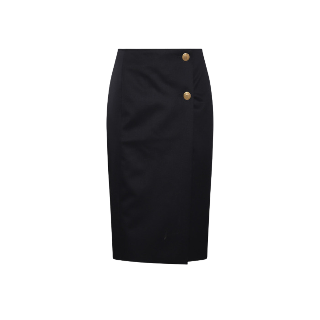 (W) 지방시 울 모헤어 미디 스커트 블랙((W) Givenchy Wool Mohair Midi Skirt Black)