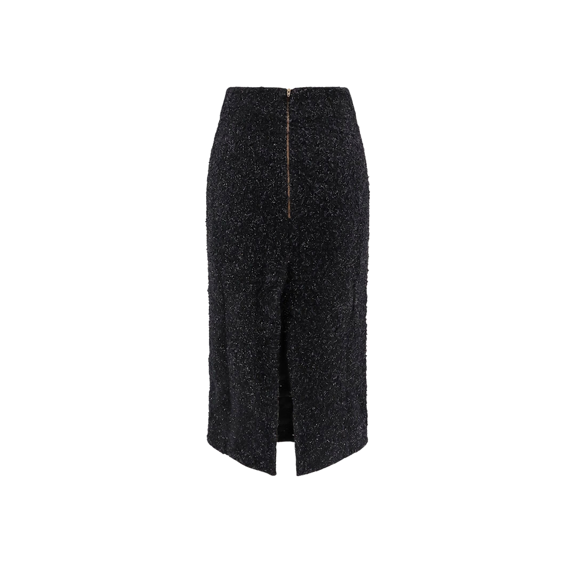 (W) 발렌시아가 트위드 미디 스커트 블랙((W) Balenciaga Tweed Midi Skirt Black) - 2