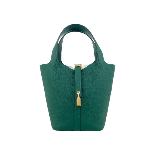 IT9D542WOTWL [S등급] Hermes Vintage Picotin 18 Vert Mousse Gold hardware W stamp