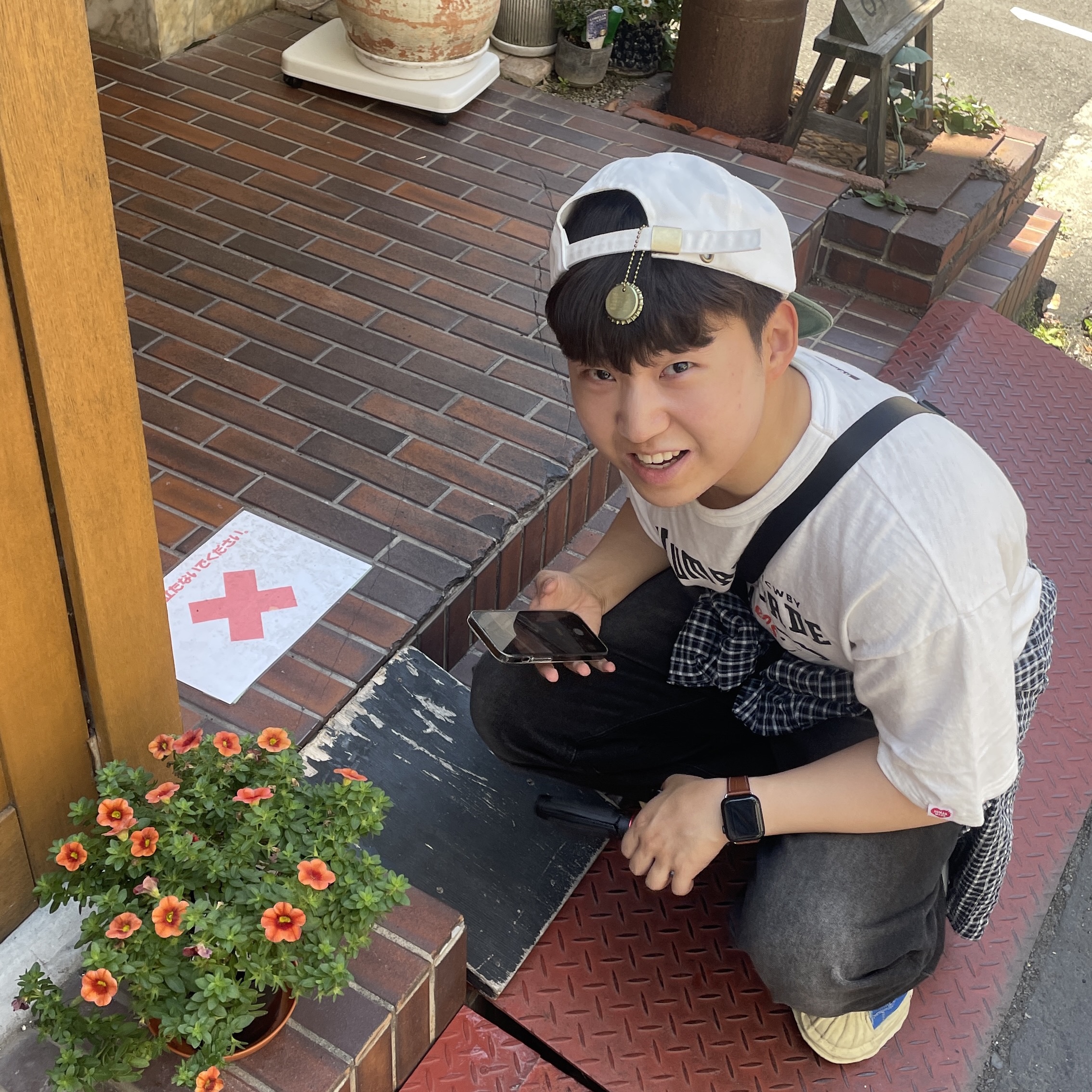My Name is Peter Applique Cap White Green, Human Made Animal Graphic T-Shirt Polar Bear White - Harajuku Store Exclusive 착용 스타일 - 5
