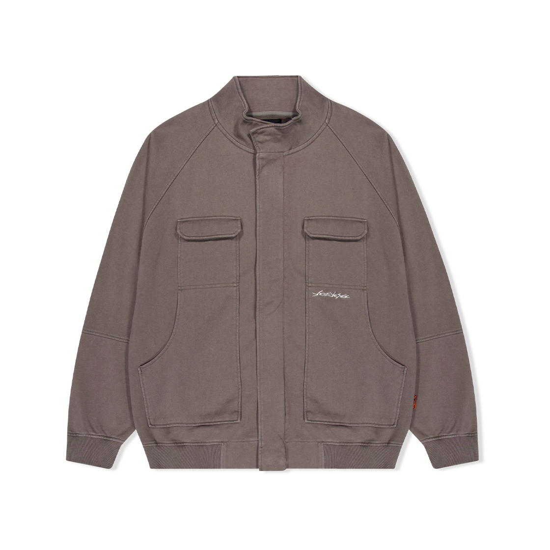 YS251TOWOW01COA YESEYESEE Y.E.S Zip Sweat Jacket Cocoa