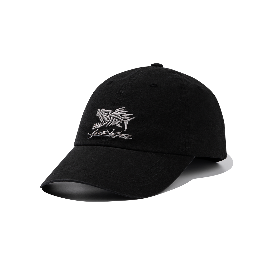 예스아이씨 피쉬본 플렉서블 캡 블랙(YESEYESEE Fish Born Flexible Cap Black)