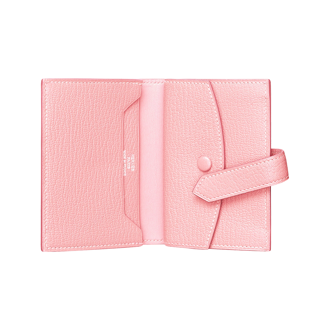 에르메스 베안 미니 월렛 미조레 고트스킨 & 팔라듐 하드웨어 로즈 사쿠라(Hermes Bearn Mini Wallet Mysore Goatskin & Palladium Rose Sakura) - 2