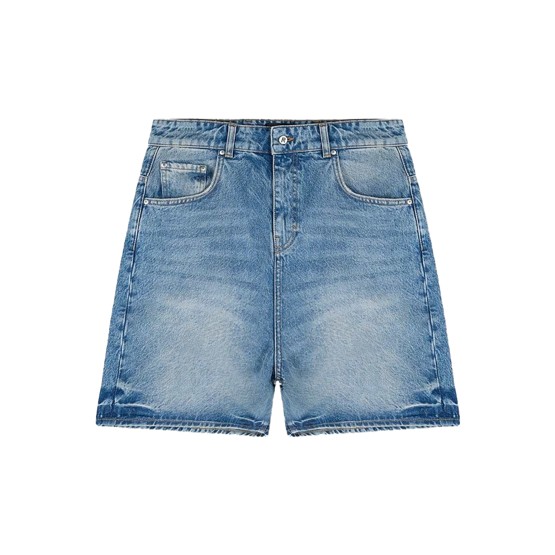 리프레젠트 테일러드 데님 쇼츠 블루 - 25FW(Represent Tailored Denim Shorts Blue - 25FW)