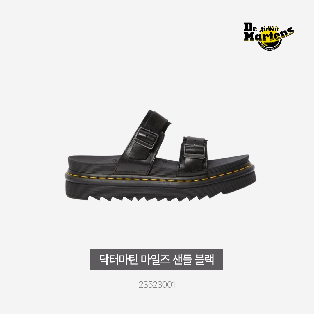 Dr. Martens Myles Sandal Black 착용 스타일 - 3