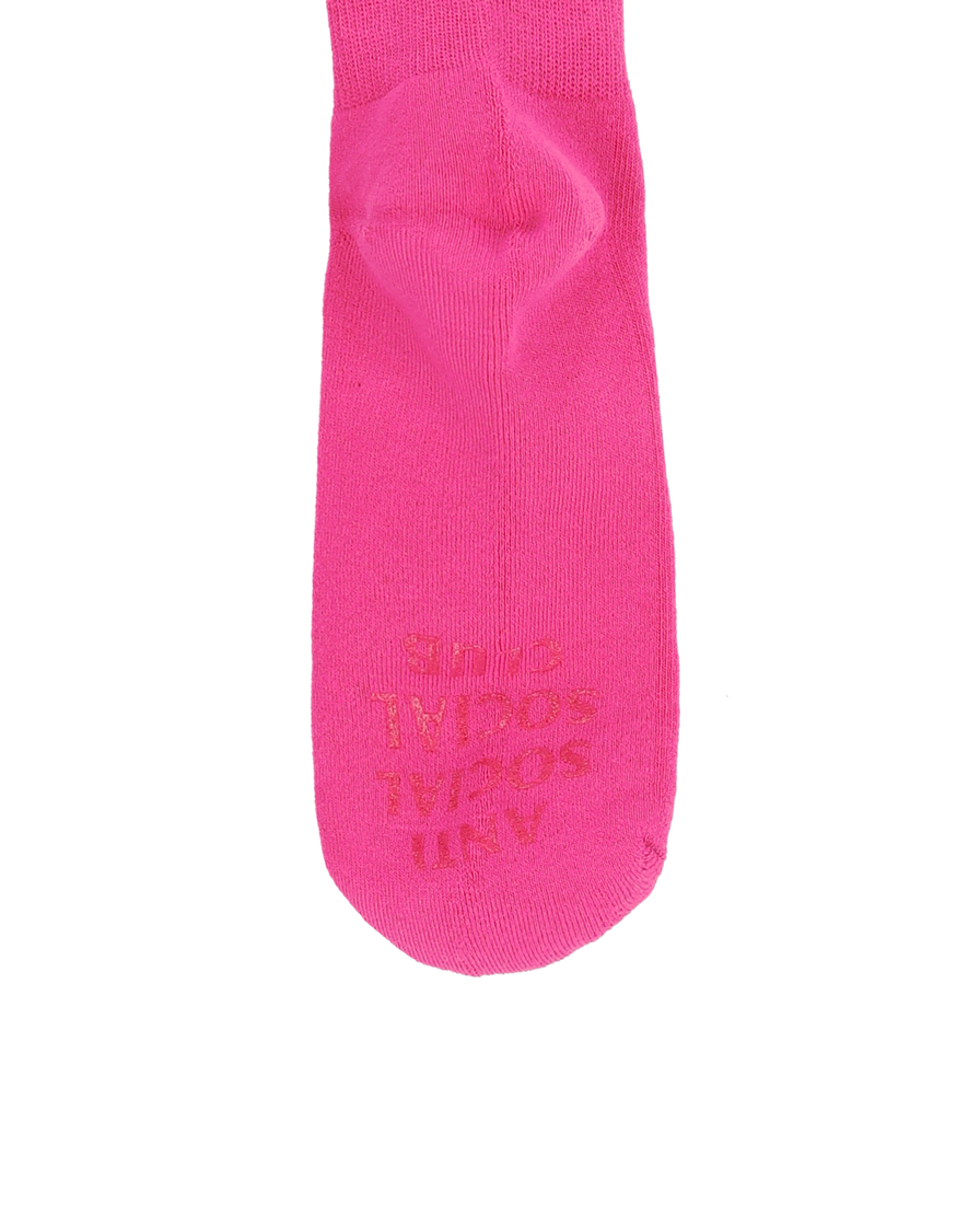 안티소셜소셜클럽 솔리드 컬러 삭스 마젠타 핑크(Anti Social Social Club Solid Color Socks Magenta Pink) - 6