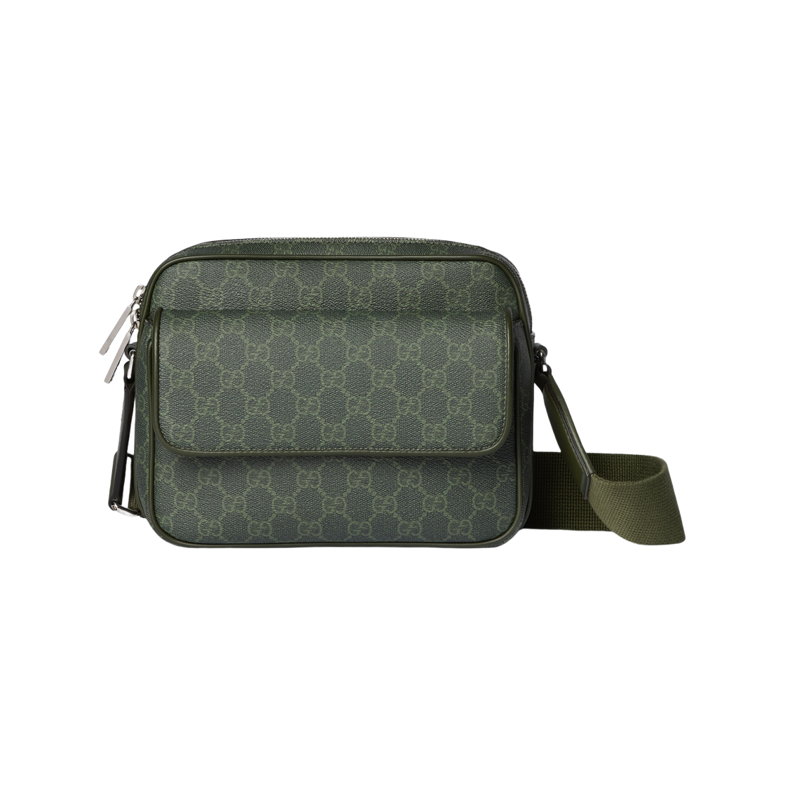 구찌 GG 모노그램 스몰 크로스바디백 포레스트 그린(Gucci GG Monogram Small Crossbody Bag Forest Green) - 1