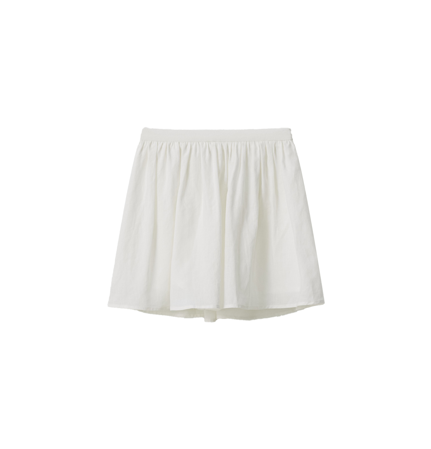 TA12417 TANNAT T/T Pinea shirring mini skirt - White