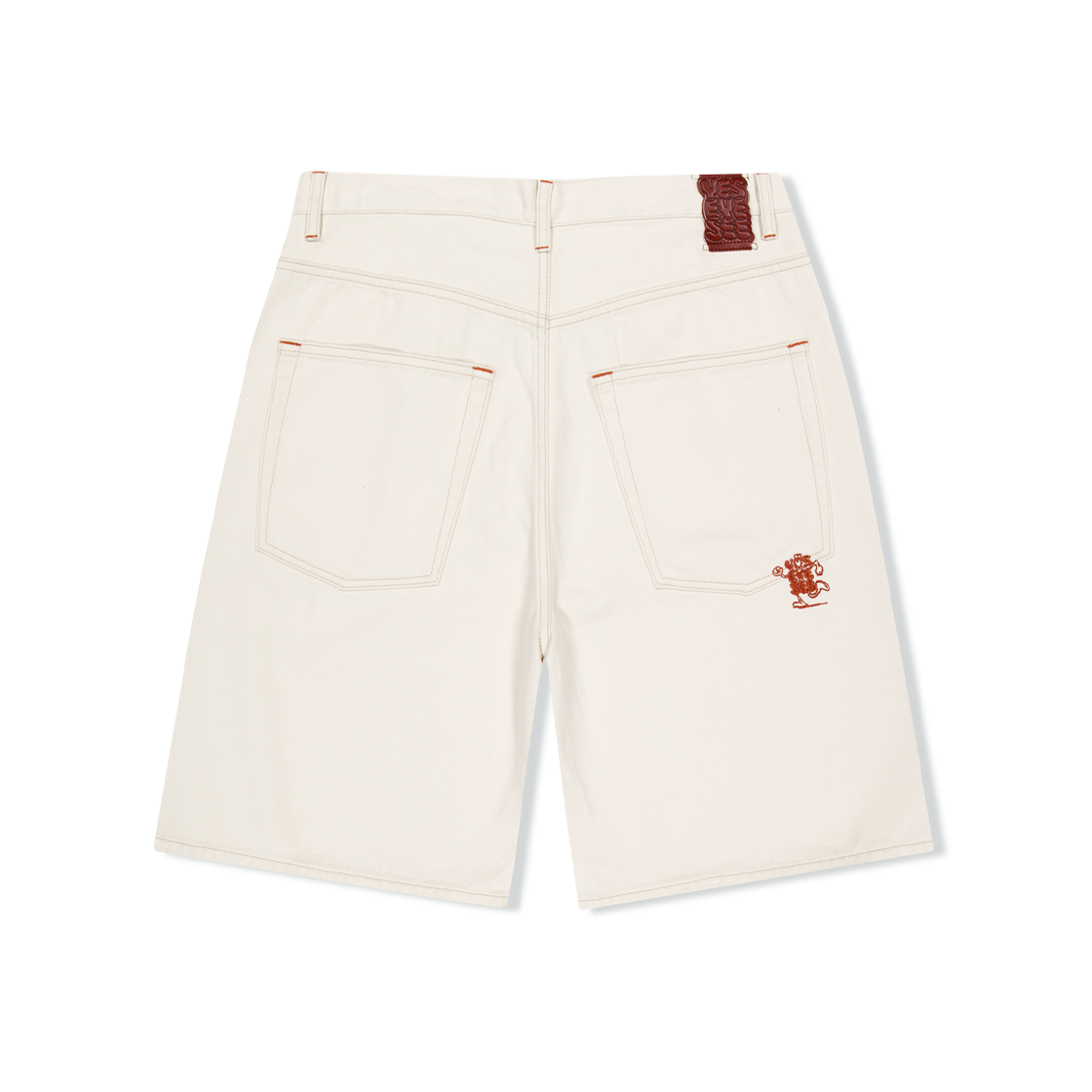 예스아이씨 바잘 5포켓 데님 쇼츠 크림(YESEYESEE Basal 5 Pockets Denim Shorts Cream) - 2