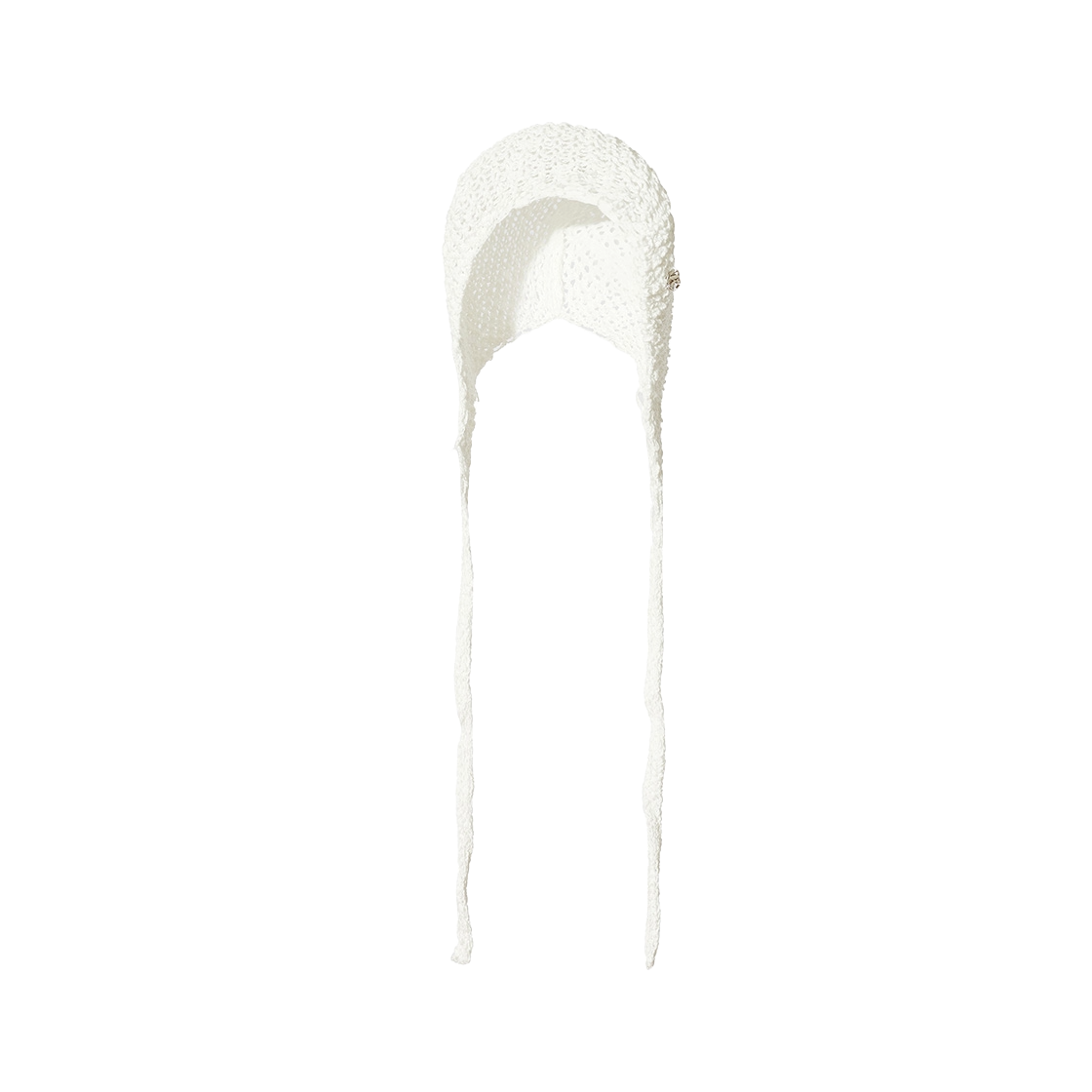 Fk25hs30 Fakiii Net Knit Bonnet Hat Ivory