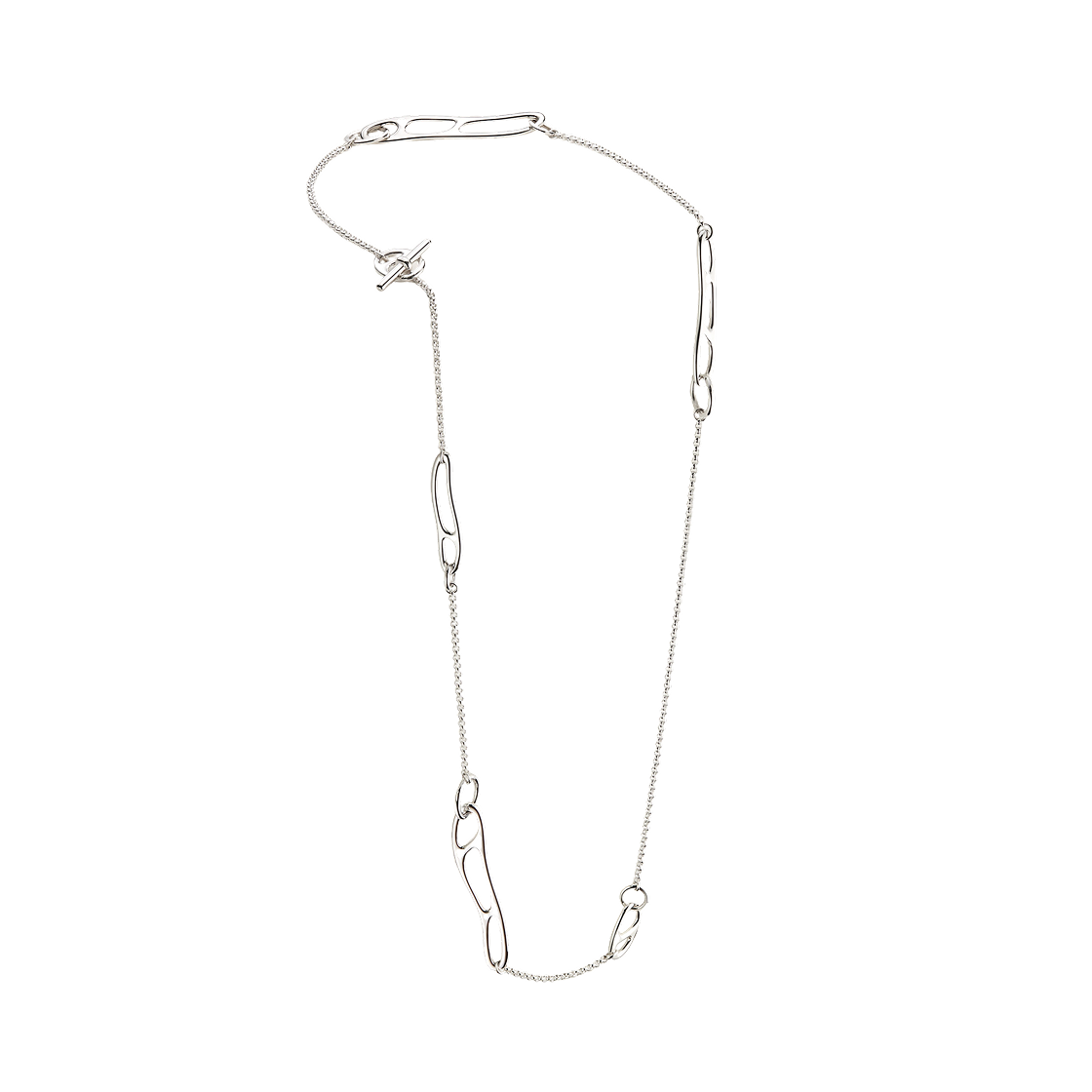 에르메스 샹달 펑크 롱 네클리스 스털링 실버(Hermes Chaine d'Ancre Punk Long Necklace Sterling Silver) - 1