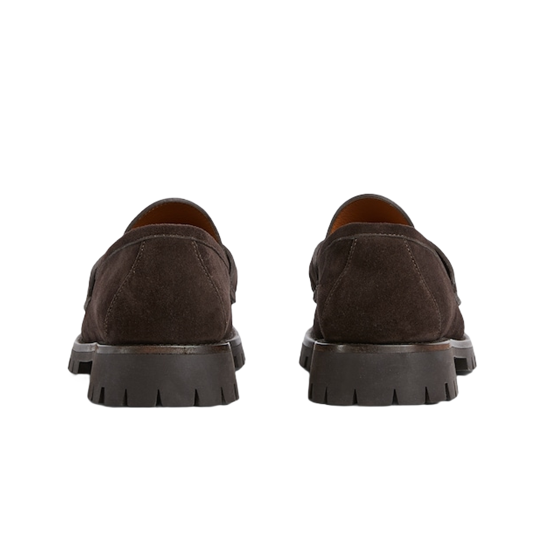 (W) 구찌 홀스빗 로퍼 다크 브라운 스웨이드((W) Gucci Horsebit Loafers Dark Brown Suede) - 2