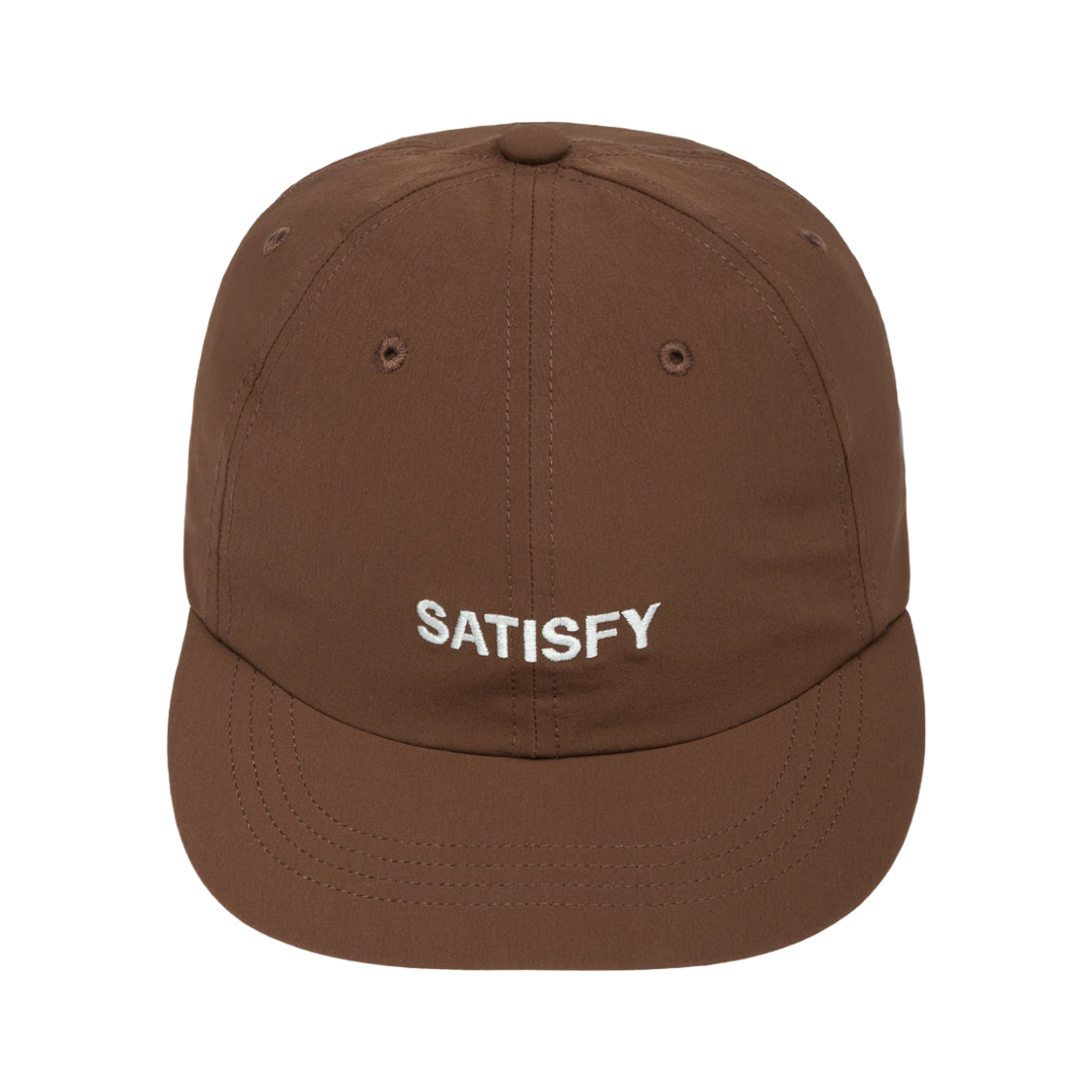 새티스파이 피스쉘 러닝 캡 브라운(Satisfy Peaceshell Running Cap Brown)