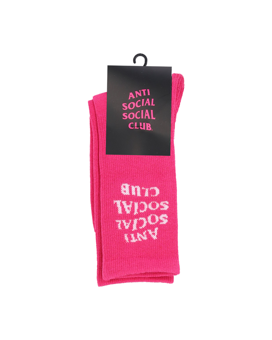 안티소셜소셜클럽 솔리드 컬러 삭스 마젠타 핑크(Anti Social Social Club Solid Color Socks Magenta Pink) - 2