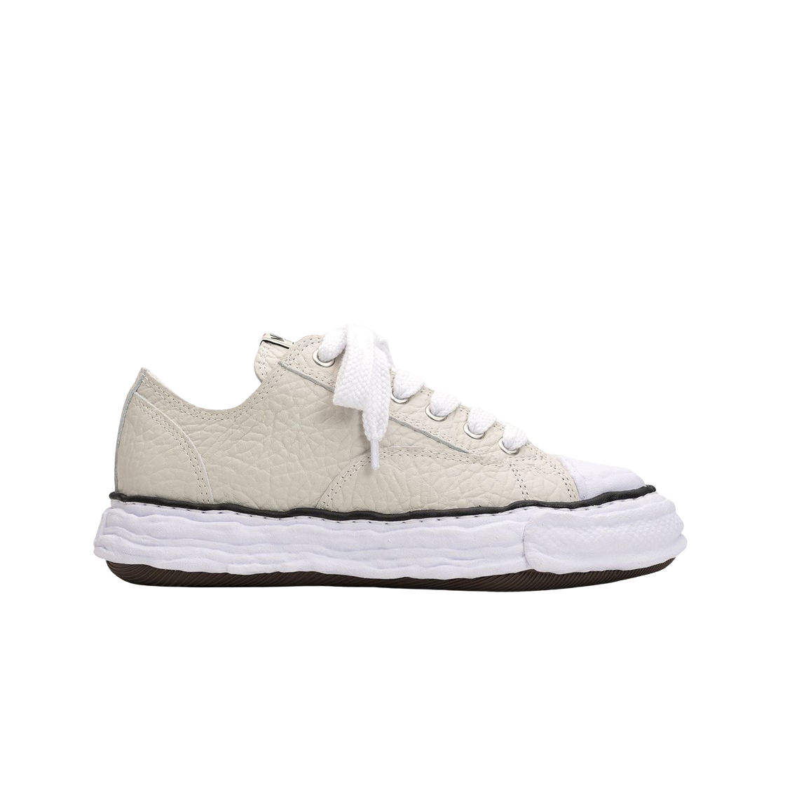 메종 미하라 야스히로 피터슨23 OG 솔 몬스터 레더 로우탑 스니커즈 화이트(Maison Mihara Yasuhiro Peterson23 OG Sole Monster Leather Low-top Sneakers White) - 1