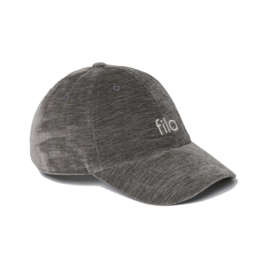 1100FS253CP01F001006 FILA Velvet Ball Cap Charcoal Gray