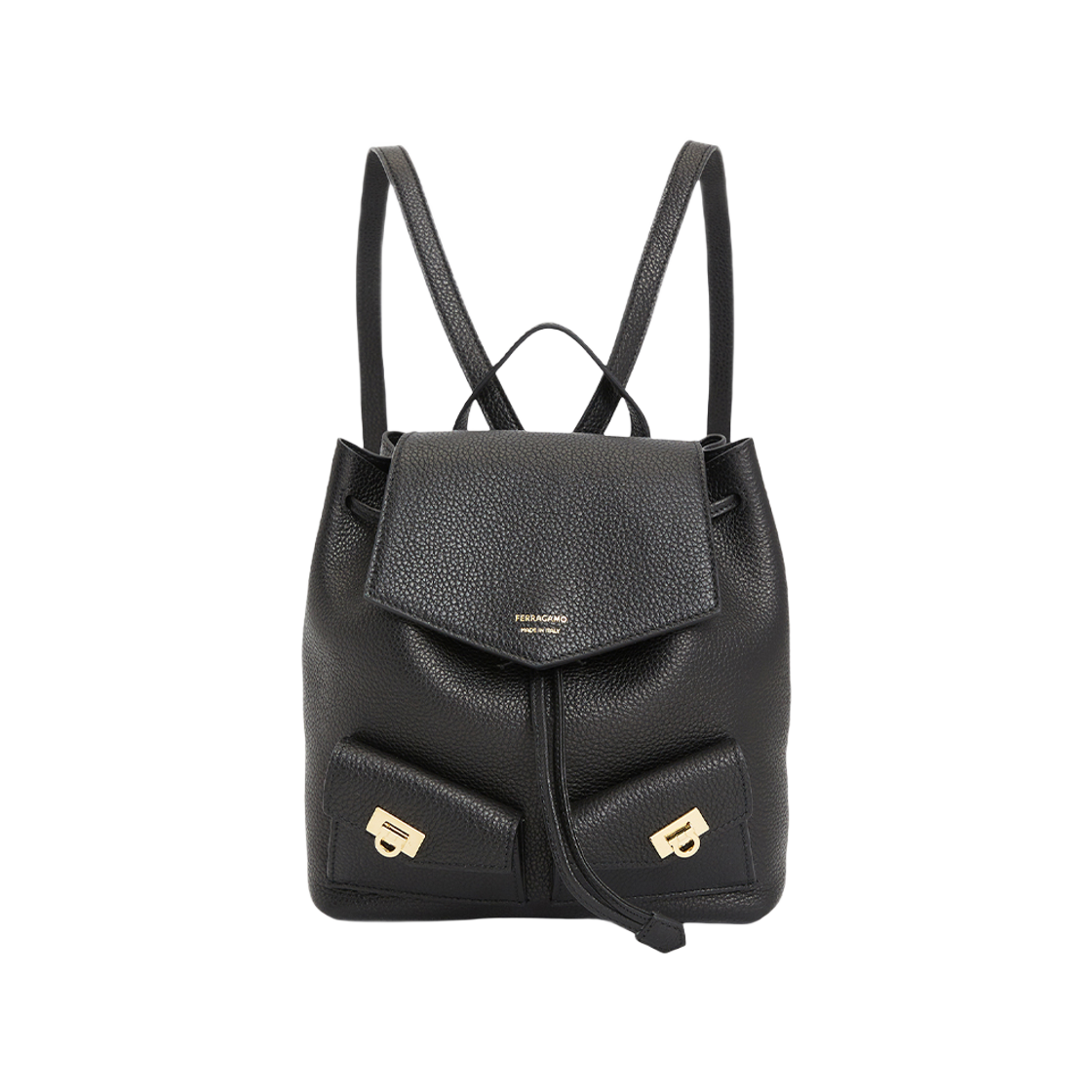 220941-785886 Ferragamo Multipocket Backpack Black