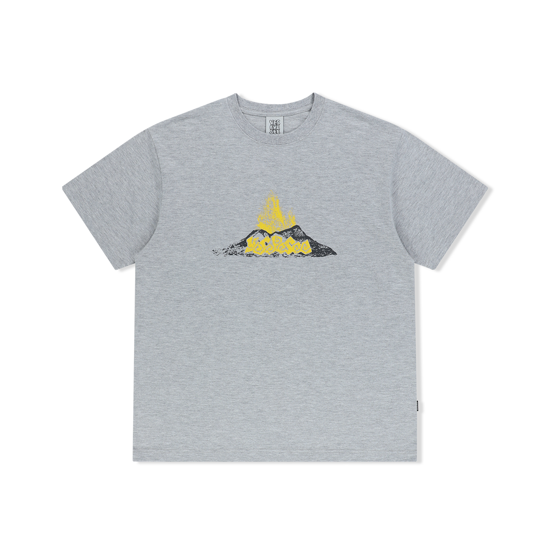 예스아이씨 볼케이노 이럽션 티 그레이(YESEYESEE Volcanic Eruption Tee Grey) - 1