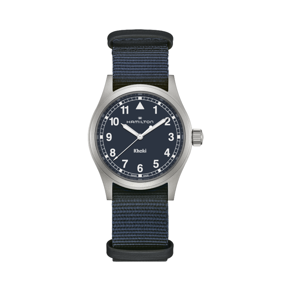 H69401940 Hamilton Khaki Field Quartz 38mm Stainless Steel Blue