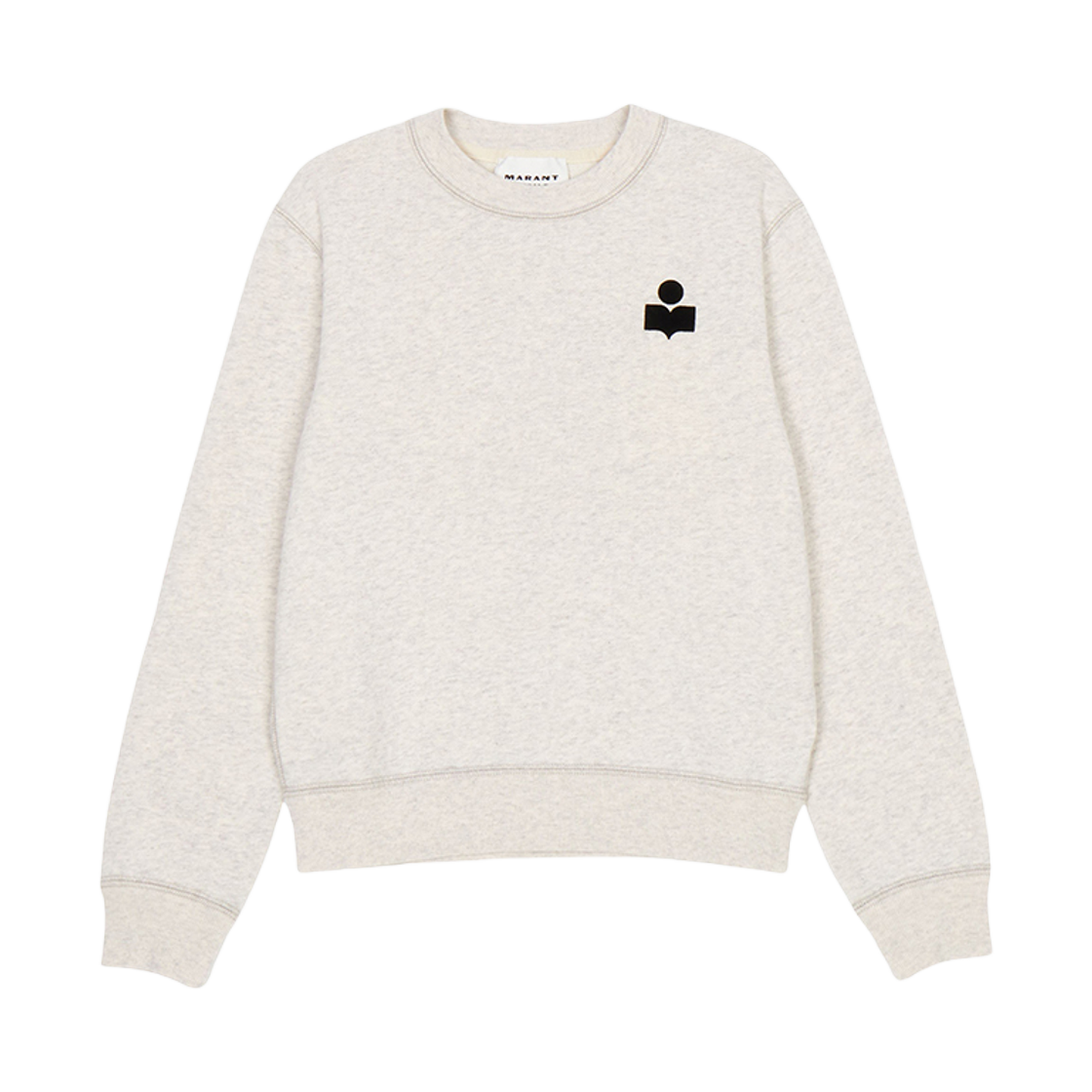 (W) 이자벨 마랑 마우리네 스웨트셔츠 그레이((W) Isabel Marant Maurine Sweatshirt Gray) - 1