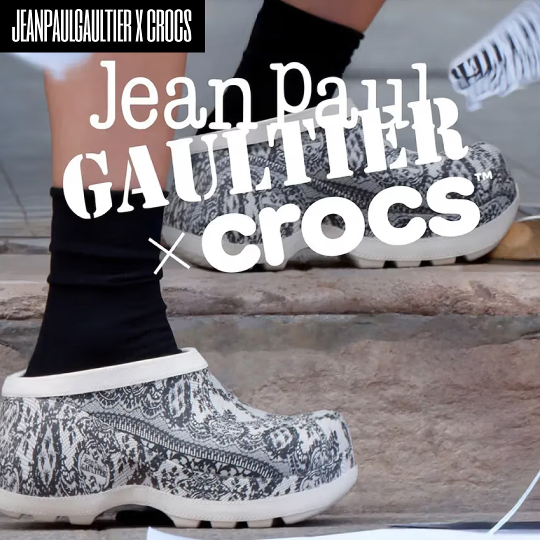 Vans x Supreme x Jean Paul Gaultier Era Peach, Crocs x Dingyun Zhang Diffuser Clog White 착용 스타일 - 2