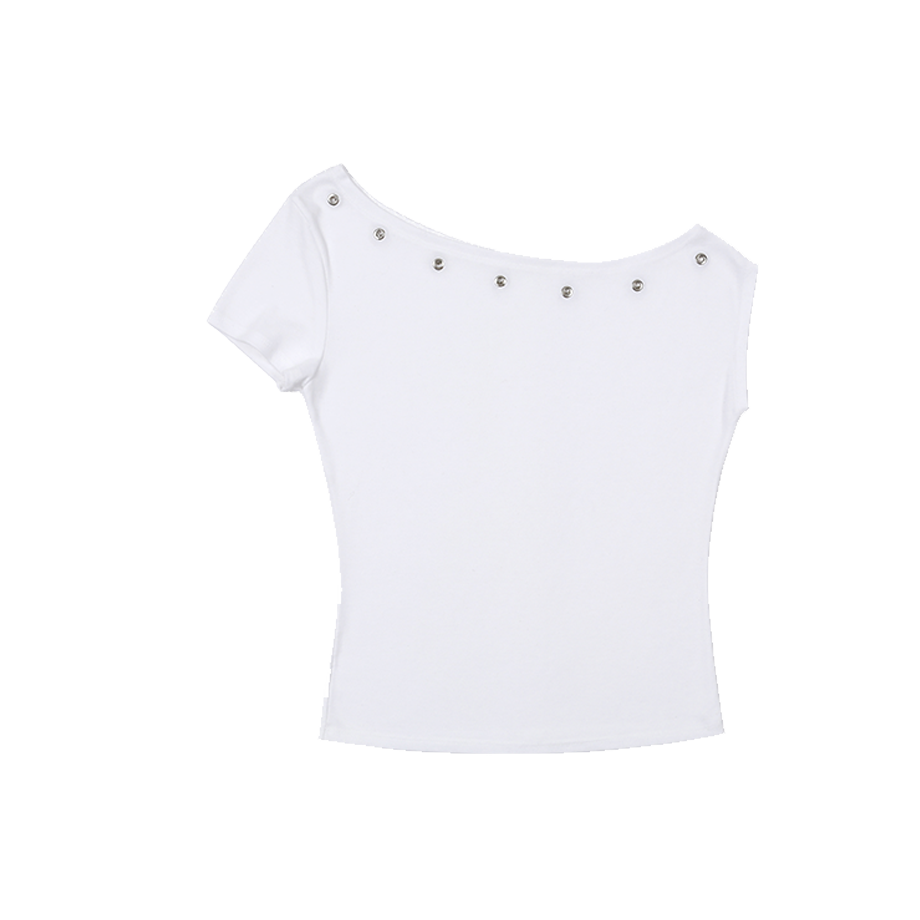 아수라 아일렛 원 숄더 티 아이보리