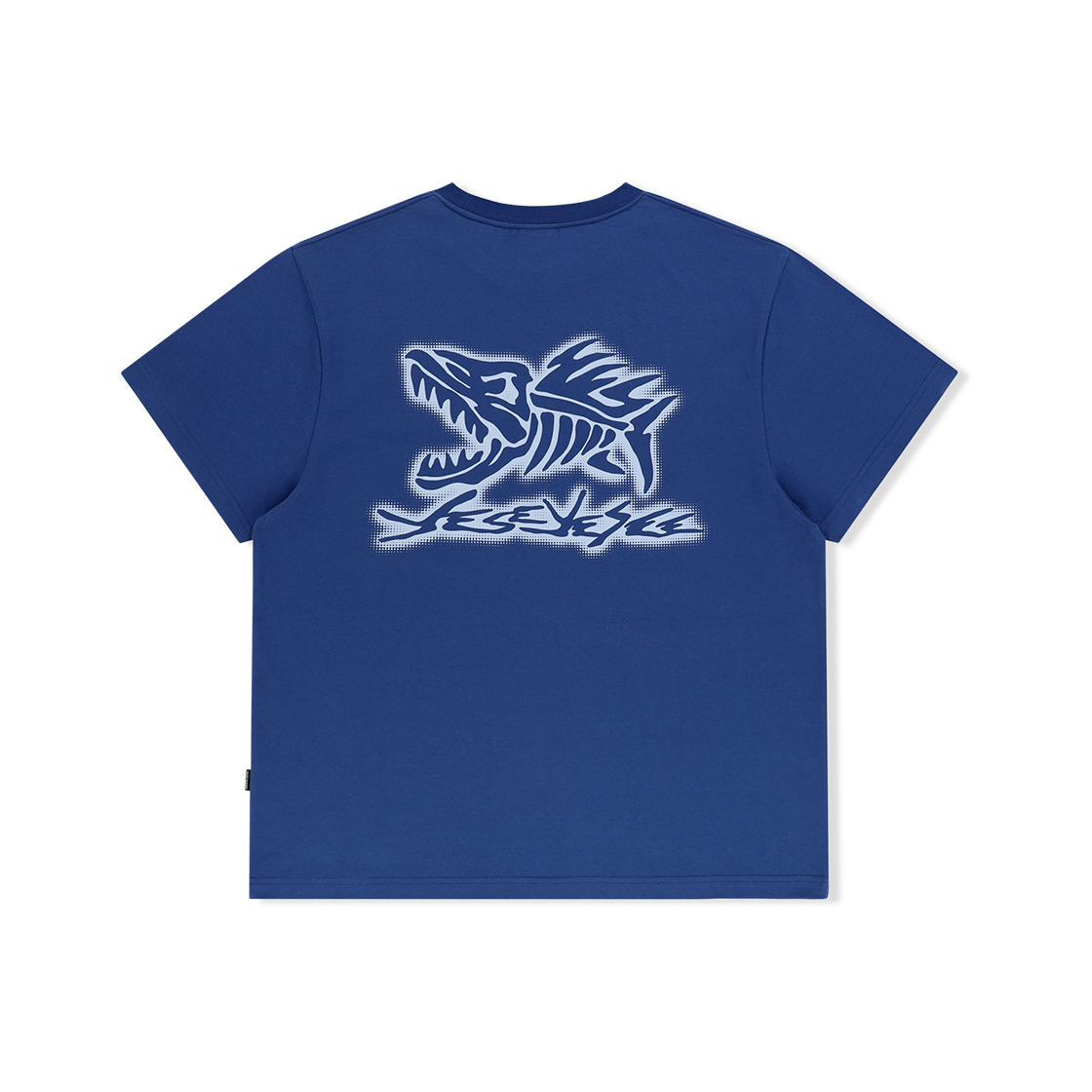 예스아이씨 예스 피쉬본 티 코발트 블루(YESEYESEE Y.E.S Fish Born Tee Cobalt Blue) - 2