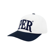 Permanent Archive 5-Panel PER Cap White & Navy