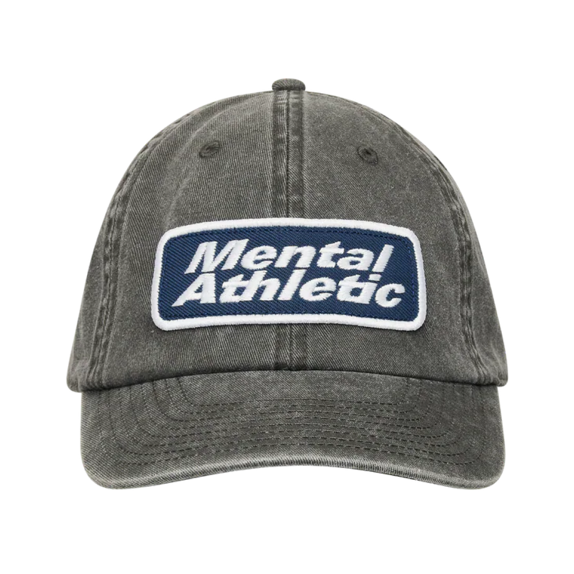 - Mental Athletic Station Patch Cap Washed Black