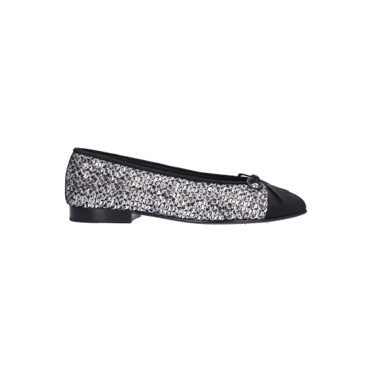 ITIRCC77UKVF Chanel Ballerina Flat Shoes Sequin 37