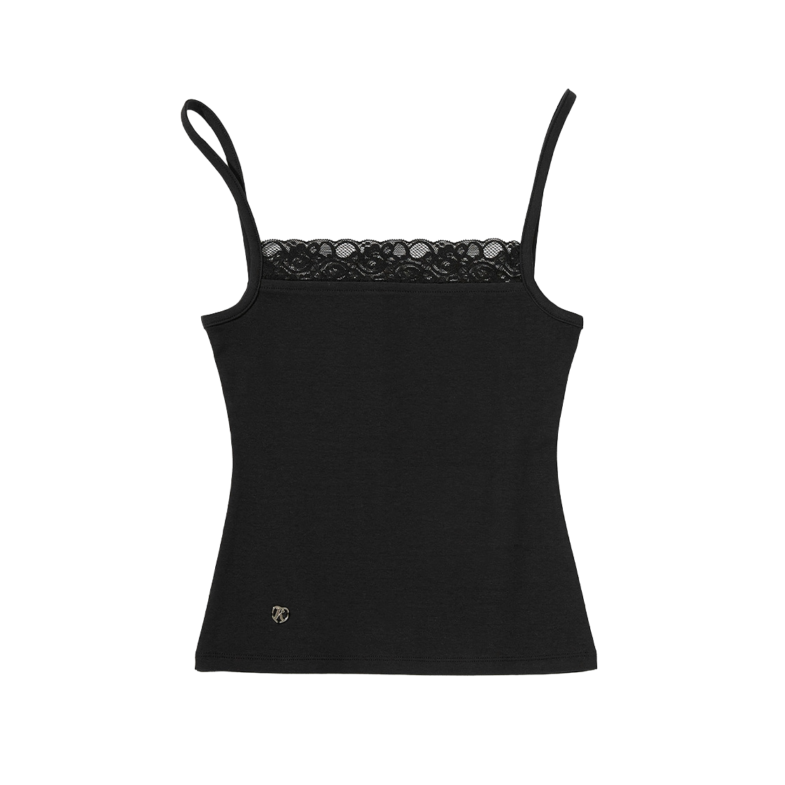 페이키 핏팅 레이스 베이직 슬리브리스 블랙(Fakiii Fitting Lace Basic Sleeveless Black)