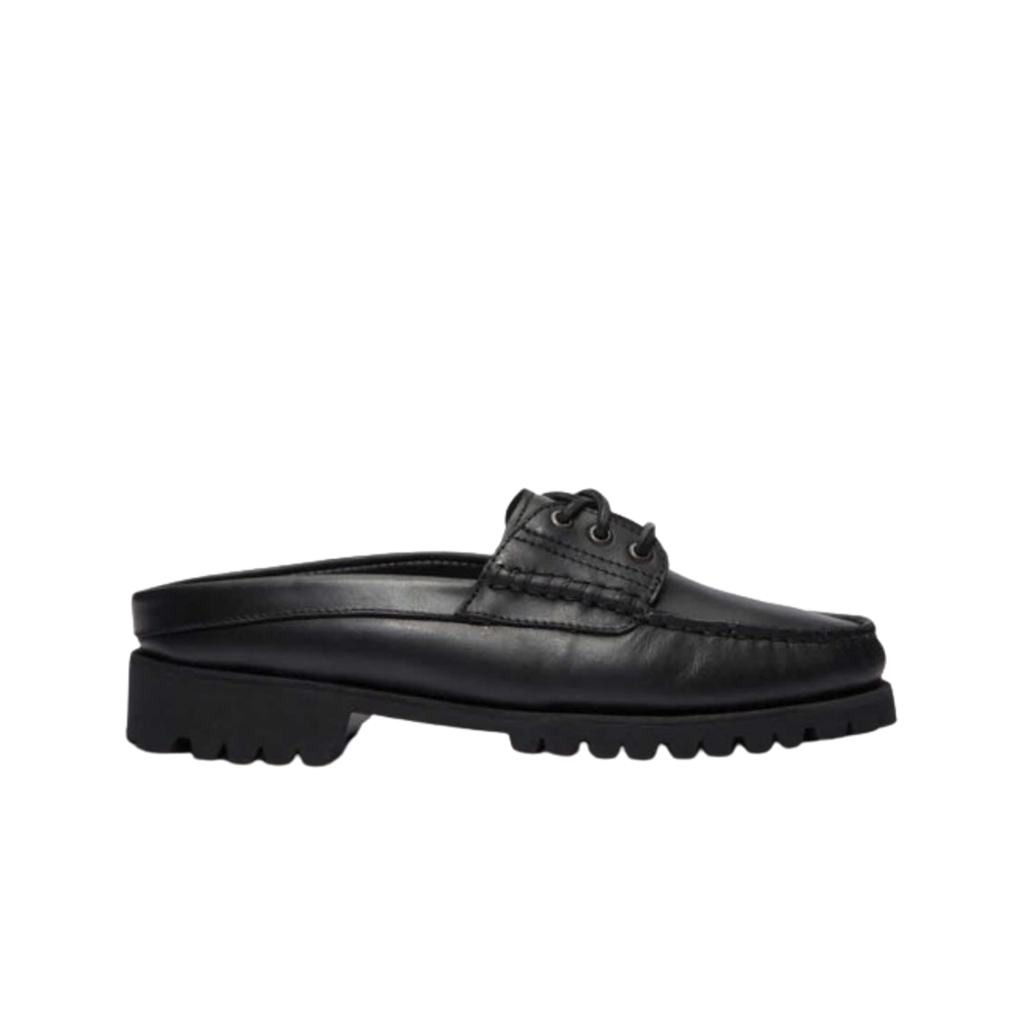 팀버랜드 비브람 보트 슈즈 블랙 - 미디움(Timberland Vibram Boat Shoes Black - Medium) - 1