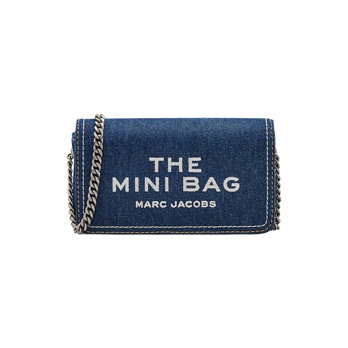 2F4SMN010S03-473 Marc Jacobs The Denim Chain Mini Bag Dark Wash