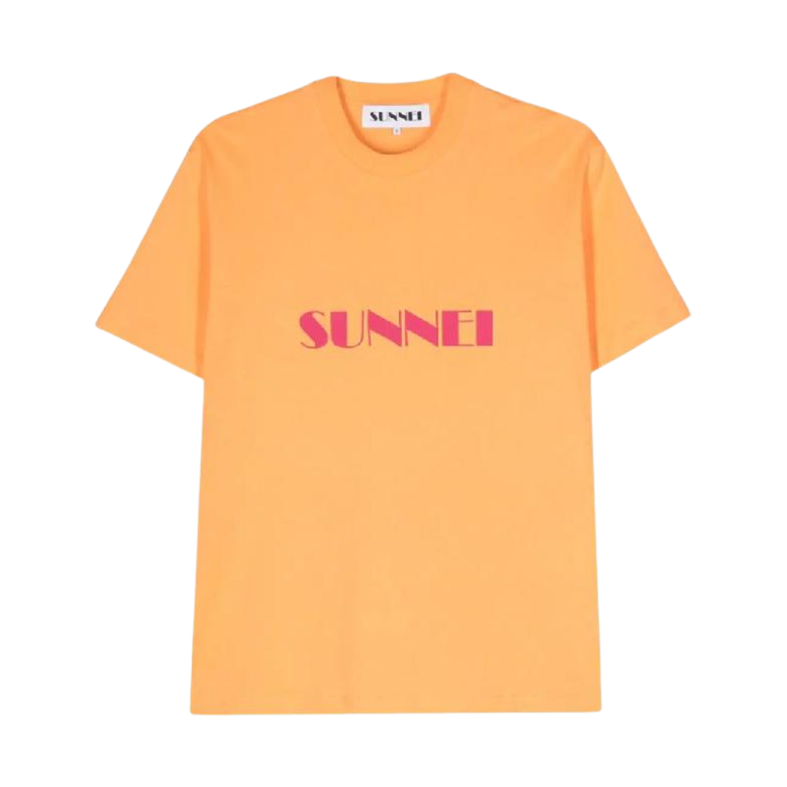 써네이 빅 로고 스프레이드 티셔츠 피치(Sunnei Big Logo Sprayed T-Shirt Peach)