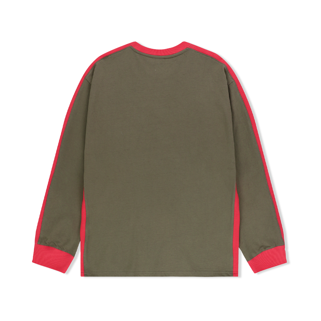 예스아이씨 사이드 립 긴팔 카키(YESEYESEE Side Rib L/S Khaki) - 2