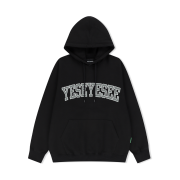 YESEYESEE Arch Logo Hoodie Black