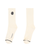 Anti Social Social Club Embroidery Logo Socks Ivory