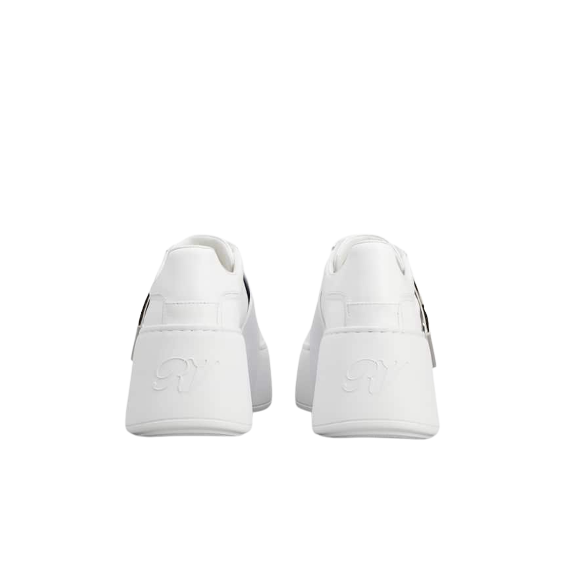 (W) 로저 비비에 비브 스케이트 스니커즈 화이트((W) Roger Vivier Viv Skate Sneakers White) - 2