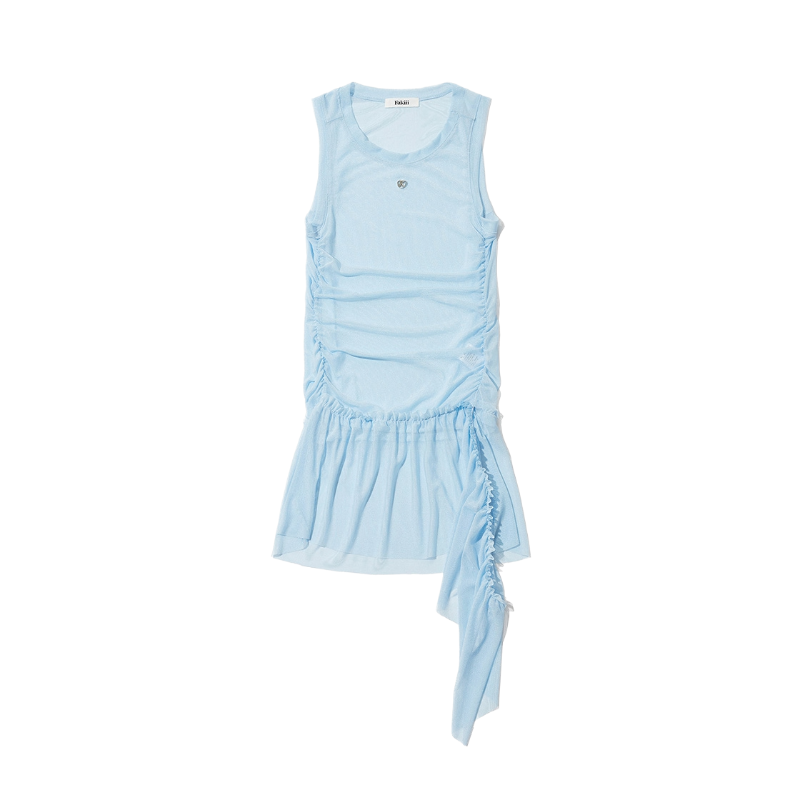페이키 메쉬 프린세스 라인 드롭 드레스 스카이 블루(Fakiii Mesh Princess Line Drop Dress Sky Blue)