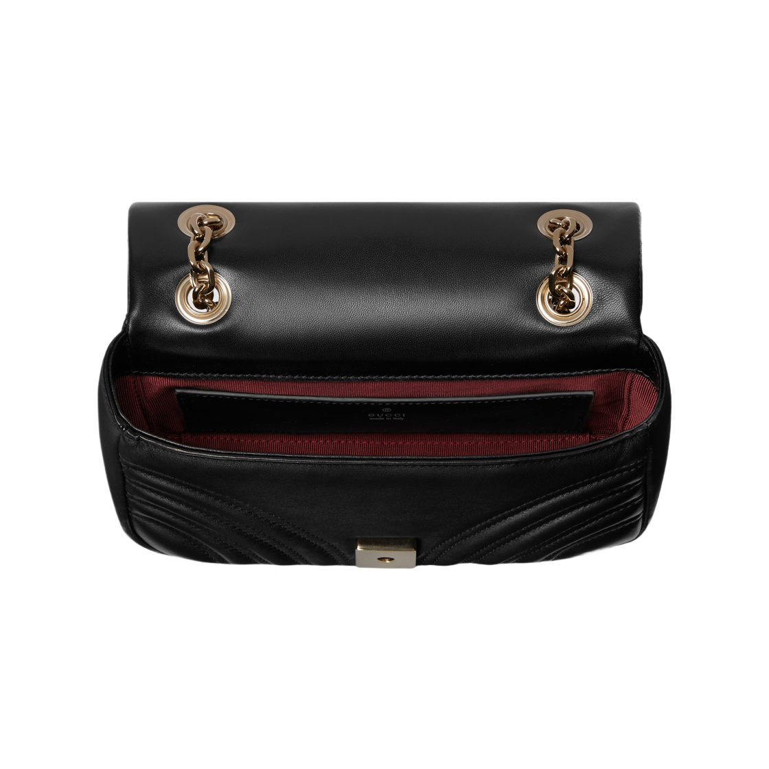 구찌 GG 마몽 스몰 숄더백 블랙(Gucci GG Marmont Small Shoulder Bag Black) - 3