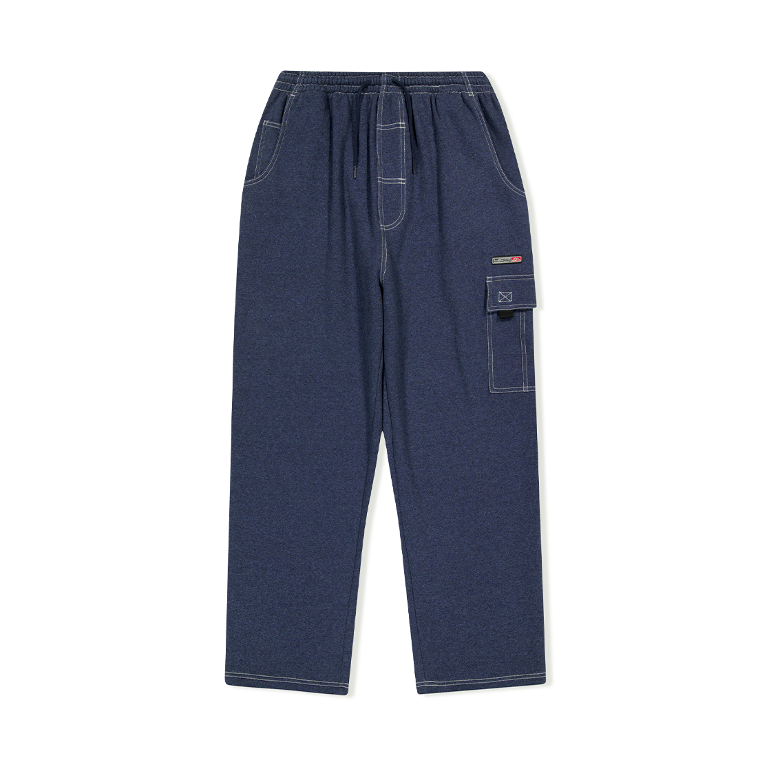 YS251TPAWP02NAV YESEYESEE Y.E.S Stitch Painter Sweatpants Navy