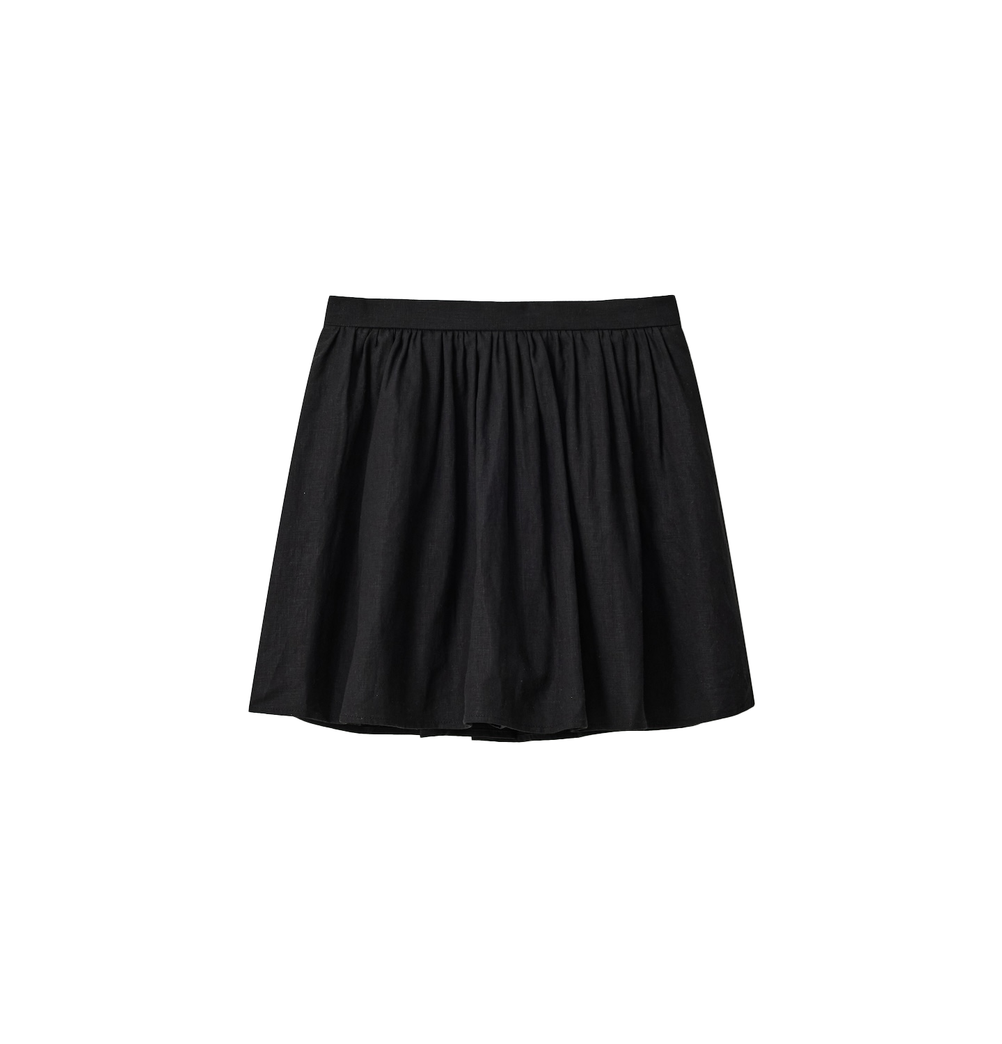 TA12418 TANNAT T/T Pinea shirring mini skirt - Black