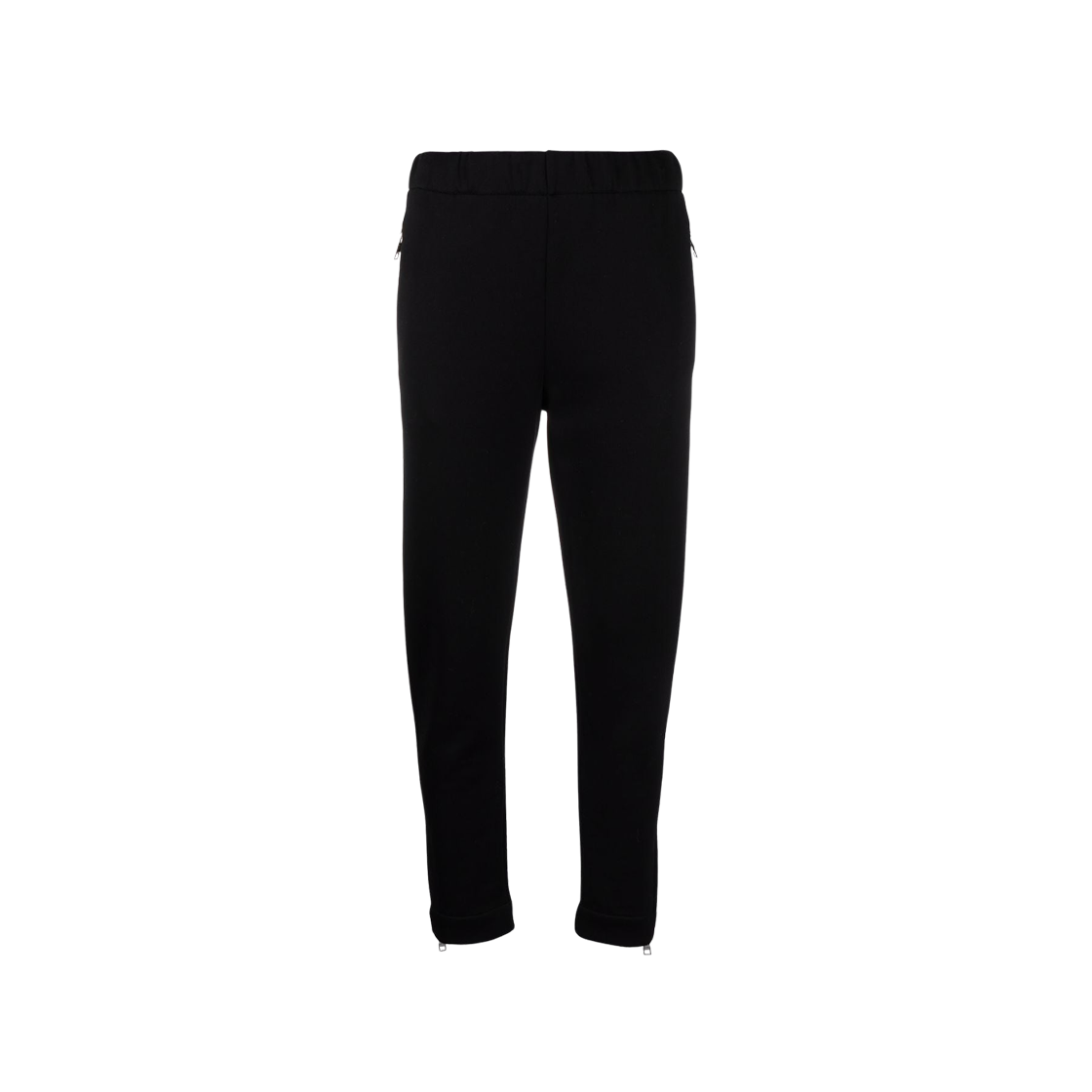 (W) 알렉산더 맥퀸 코튼 블렌드 팬츠 블랙((W) Alexander McQueen Cotton Blend Pants Black)