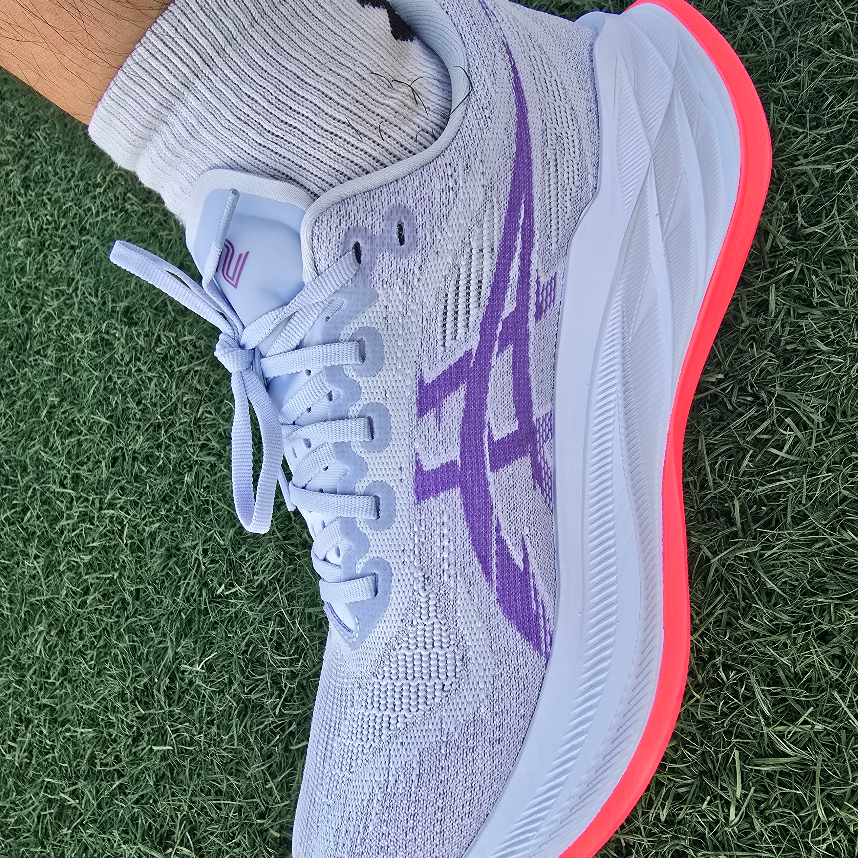 Asics Superblast 2 Blue Fade Edo Purple 착용 스타일 - 1