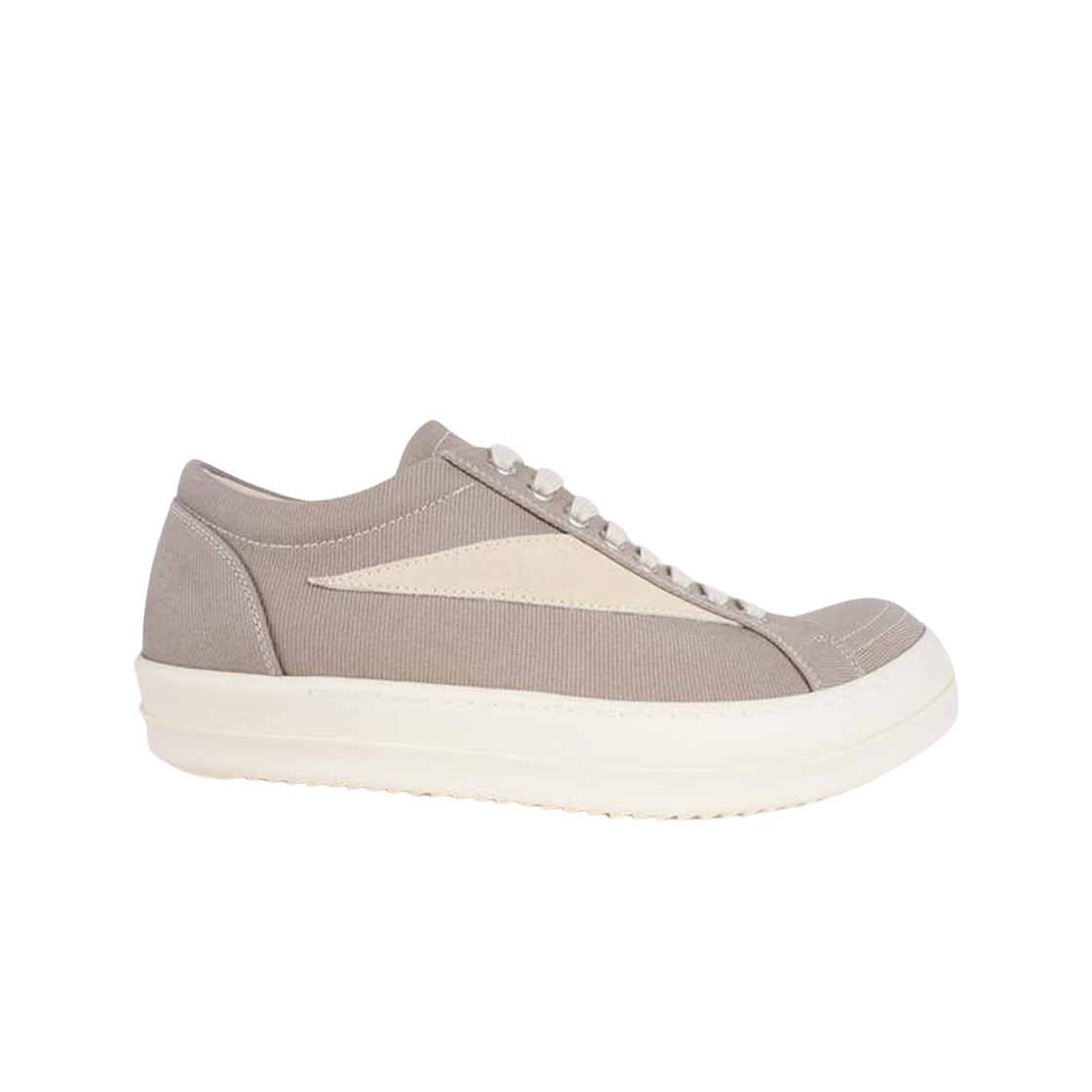 DU02E7803DOLVS-8811 Rick Owens Drkshdw Vintage Sneakers Dark Pearl Milk White
