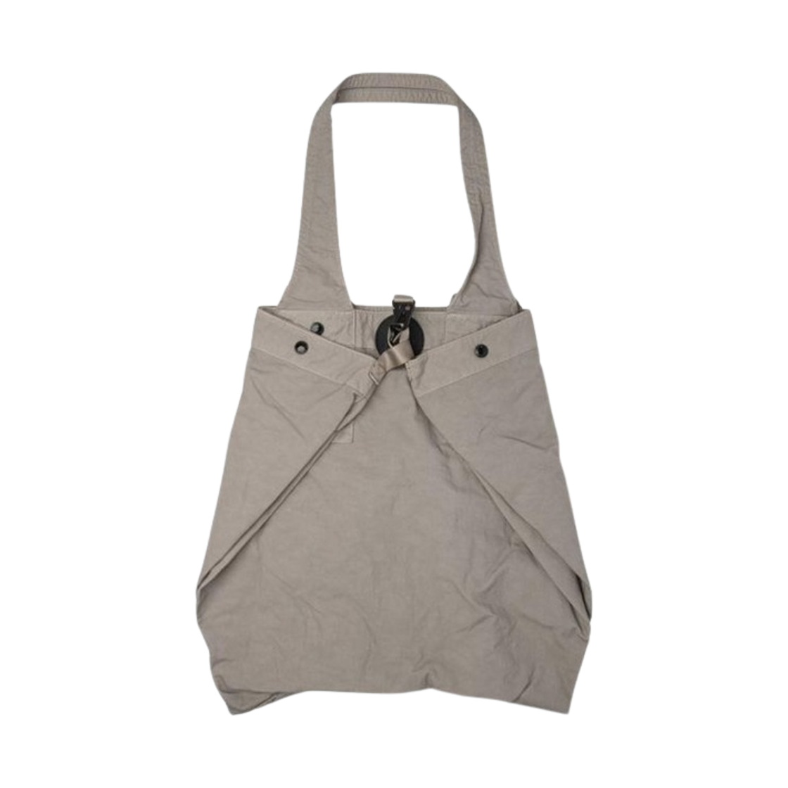 C.P. 컴퍼니 트윌 레프트 핸드 로고 백 빈티지 카키 베이지 - 25SS(C.P. Company Twill Left Hand Logo Bag Vintage Khaki Beige - 25SS) - 2