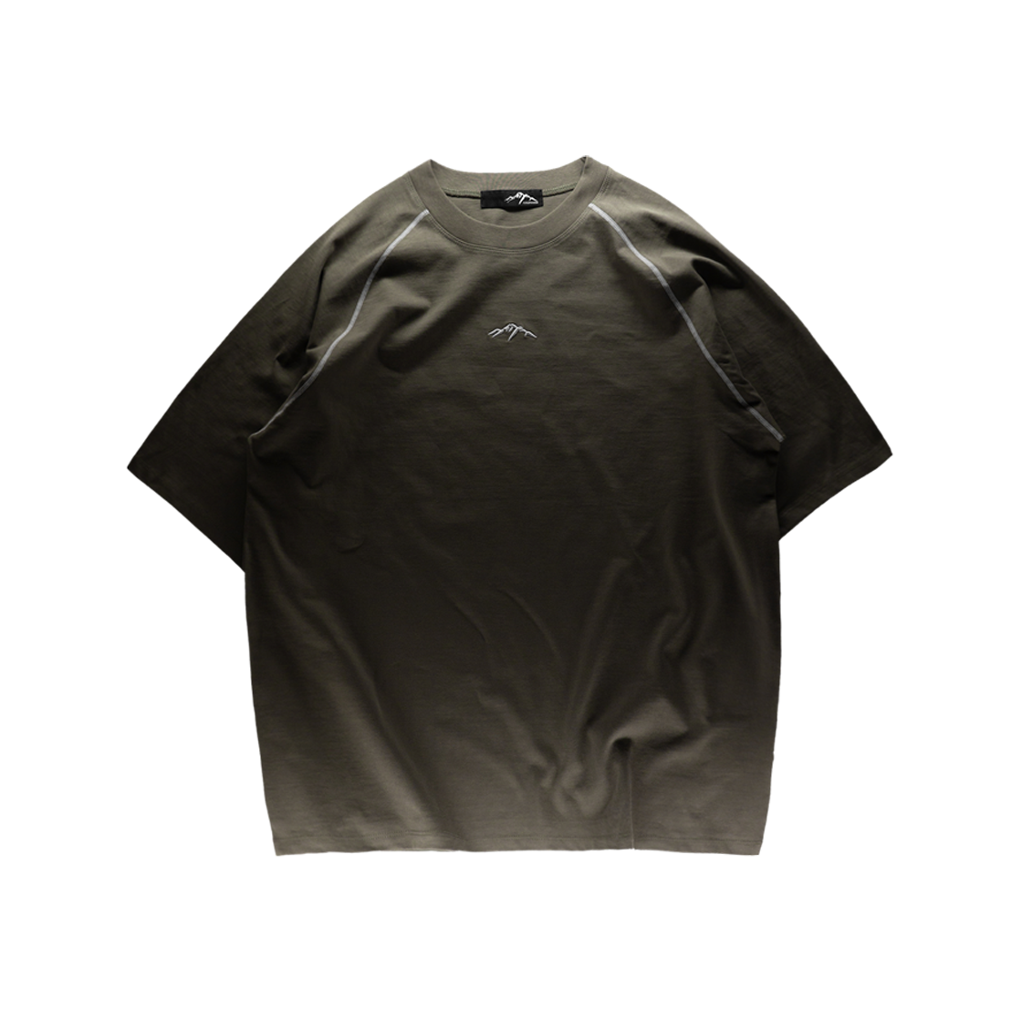 콜드웜 스트럭쳐드 티셔츠 카키