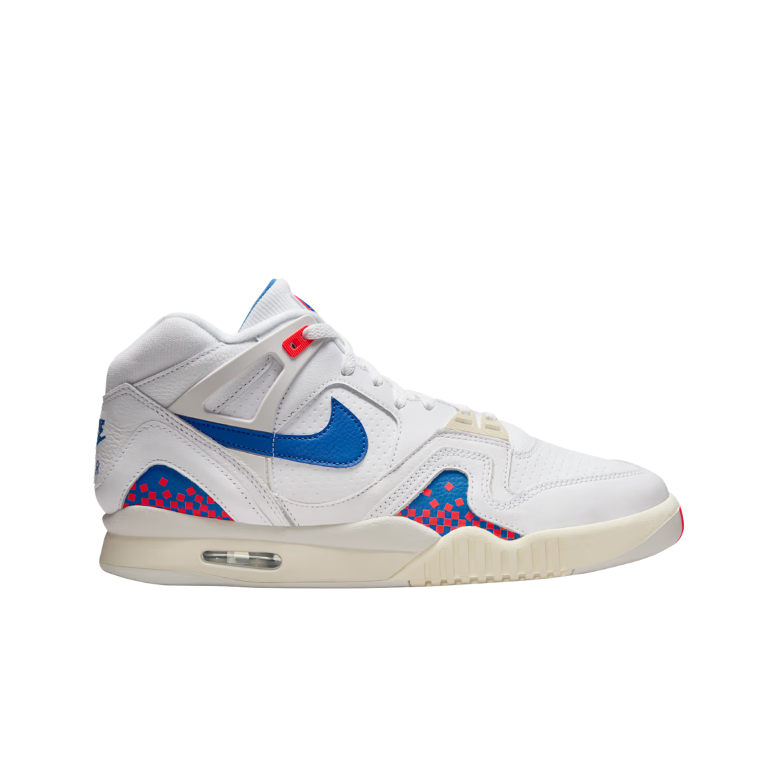나이키 에어 테크 챌린지 2 화이트 앤 레이저 크림슨(Nike Air Tech Challenge 2 White and Laser Crimson)