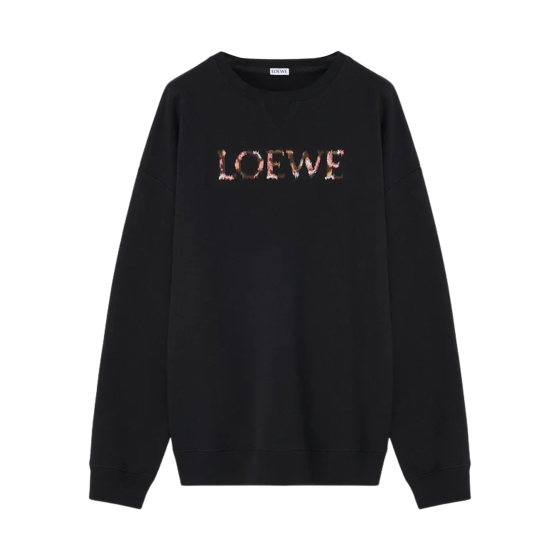 H526Y24X63-1100 Loewe Cotton Regular Fit Sweatshirt Black