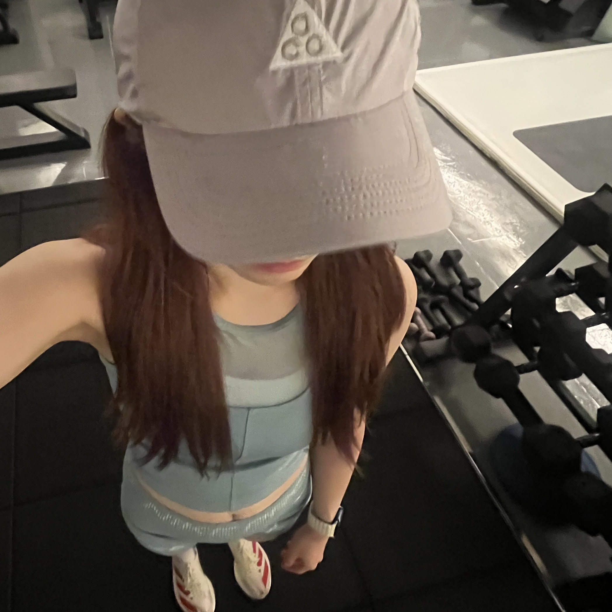 (W) Nike Pro 3 Inch Shorts Black - US/EU, Nike ACG Dri-Fit Club Trail Cap College Grey 착용 스타일